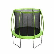 Legoni Space trampolin sa zaštitnom mrežom, 244 cm, zelena