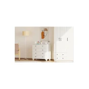 Hanah Home Komoda Rb-185-09, 90x86x40 cm, Bela