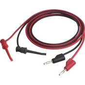 VOLTCRAFT Merilni kabel [4 mm moški konektor-] 1 m Črna/rdeča VOLTCRAFT MSL-102