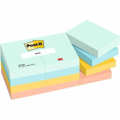 Post-It samolepilni lističi Super Sticky BEACHSIDE, 38x51 mm, 6 kosov