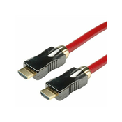 ROLINE Roline HDMI priključni kabel HDMI-A  vtič\, HDMI-A  vtič 1.00 m rdeča 11.04.5901 #####8K UHD\, dvojno oklopljen HDMI kabel, (20418457)