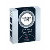 Kondomi Mister Size 64mm 3/1