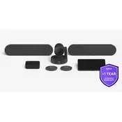 Logitech One year extended warranty for large room solution with Tap and RallyPlus 1 godin(a)