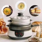shumee Večnamenski kuhalnik 1,5 l - 8 funkcij: kuhanje na pari, cvrtje, kuhanje, pečenje