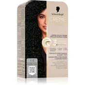 , Schwarzkopf Creme Supreme permanentna barva za lase odtenek 1-0 Natural Black 60 ml