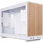 Lian Li DAN Cases A3-mATX White TG Wood Edition | PC case