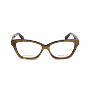 NEW Okvir za očala ženska Alexander McQueen AMQ-4268-OFN Zlat Havana