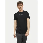 Jack & Jones Majica Archie 12217167 Črna Regular Fit