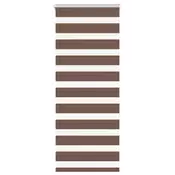 Zavjesa zebra smeda 60x150 cm širina tkanine 55,9 cm poliester