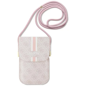 Torbica GUESS  Stripes Pink, za mobilni telefon