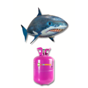Lean Air Swimmers - Morski pes + Helij za 50 balonov