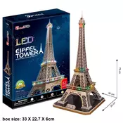 Cubicfun - Puzzle Eiffel Tower LED 3D kosov