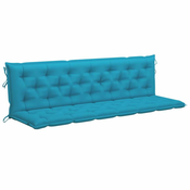 Vidaxl Blazina za vrtno klop modra 200x(50+50)x7 cm oxford tkanina