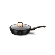 Berlingerhaus Ponev BH-1643 globoka s pokrovom 24 cm kolekcija Black Rose
