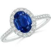 Prstan Royal Blue - Srebrna / Modra / 52mm KP35612