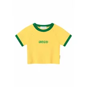 Another Cotton Lab Majica Carrer Del Sol rumena/zelena