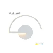 HOME LIGHT Solea 153 CCT LED zidna lampa bela
