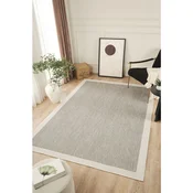 Conceptum Hypnose tepih Sisalux 3087, 80 × 300 cm, siva / bela
