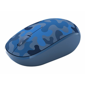 Microsoft Bluetooth Mouse SE, bežicni opticki miš, maskirno/plavi