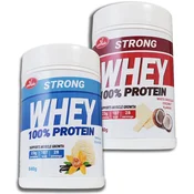 Olympic Protein Strong Whey 100% Vanila i Bela coklada-kokos 840g, 2 komada