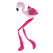 TIAKI Lisa long-legs Flamingo pasja igrača - D 88 x Š 18 cm