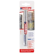 Marker permanentni sjajni lakirajuci 2-4mm Edding 750/1 srebrni blister