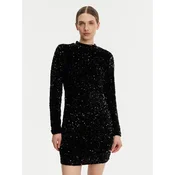 DKNY Cocktail obleka P4ID6XQY Črna Regular Fit