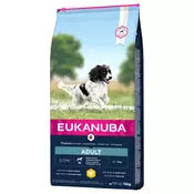 Eukanuba Adult Medium Breed piščanec - Varčno pakiranje: 2 x 15 kg
