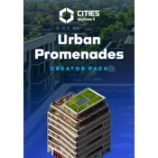 Cities: Skylines II - Creator Pack: Urban Promenades (DLC) (PC) Steam Key GLOBAL