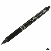 Olovka s tekućom tintom Pilot Frixion Clicker Crna 0,4 mm (12 kom.)