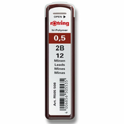 Rotring Rotacijske barve 12 kosov, različne širine in trdote 0,5 mm, 2B
