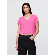 GAP Linen crop t-shirt - Womens