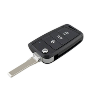 CAR 888 ACCESSORIES Kucište oklop kljuca 2 dugmeta za Vw crno