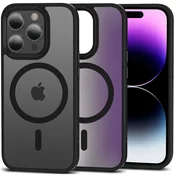 Ovitek Tech-Protect MagMat MagSafe za iPhone 15 Pro Max - mat črna