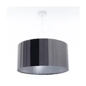 Lestenec na kablu STRIPES 1xE27/60W/230V, premer 60 cm, siva