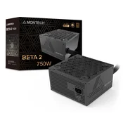Montech BETA 2 napajalnik 750W ATX, 20+4 pin, črn