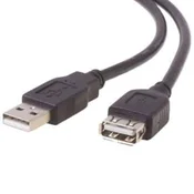 Goobay Kabel USB 2.0 A-A M/F 60 cm, podaljšek, črn