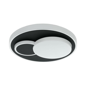 Eglo 75665 - LED stropna svetiljka LEPRESO LED/19,5W/230V precnik 38,5 cm crna