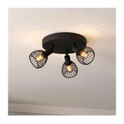 Eglo 901041 - Reflektor SONNINO 3xE14/40W/230V črna