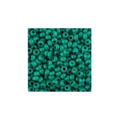 Kašaste perle (seed beads) 3 mm mat tamno zelena
