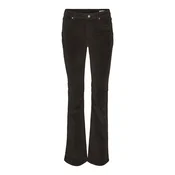 VERO MODA Hlače VMFLASH temno rjava