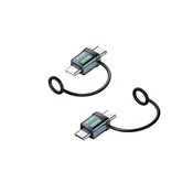 INF 2-Pack Type-C Male to Male Adapter: 240W Polnjenje & 120Gbps Prenos Podatkov Blue, (5000291580)