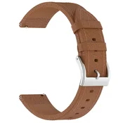 INF Usnjen teksturiran pašček, združljiv z Amazfit Bip Max in Garmin, 20mm Brown, (5000310535)