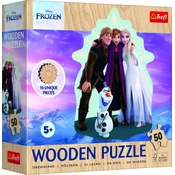 Trefl Lesena sestavljanka 50 kosov Ledeno kraljestvo
