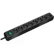 BRENNENSTUHL Produžni kabl 3m 8 AC izlaza crni