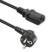 Qoltec IEC C13/SCHUKO napajalni kabel | 3x0,75 mm2 | 1,5 m