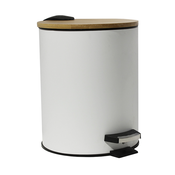 Bamboo metalna kanta White 5l