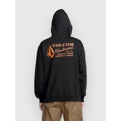 Volcom Workwear Po moški pulover s kapuco black