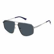 Polaroid PLD4118/S/X 6LB/C3 Polarized ONE SIZE (59) Srebrna/Modra