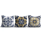 Opviq Set 3 jastucnice 43x43cm Šareni